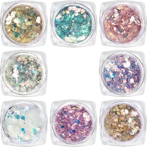 Amazon Laza Upgraded Packaging Color Glitter Nail Art Acrylic