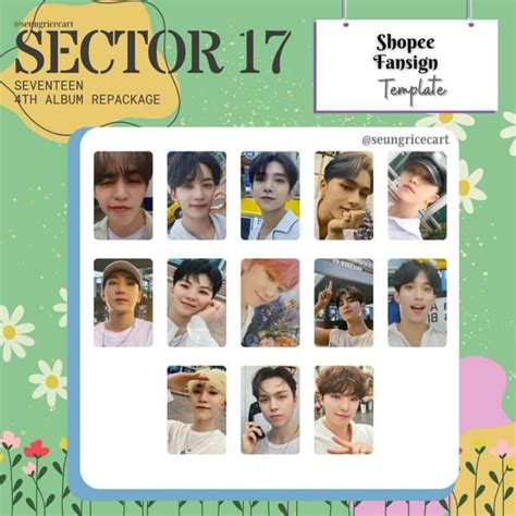 Seventeen 正規四輯後續 Sector17 蝦皮 簽售 特典卡 蝦皮購物