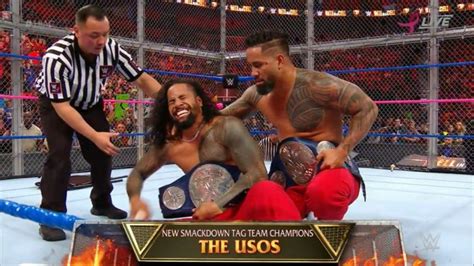 The Usos Vs New Day C Hell In A Cell Match For The SmackDown Tag