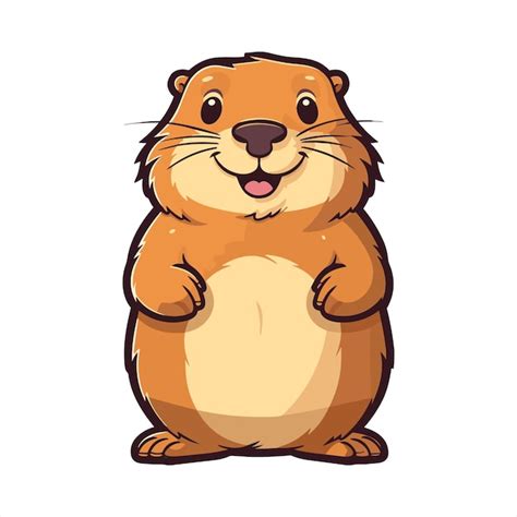 Cartoon Funny Groundhog Stock Clipart Royalty-Free FreeImages ...