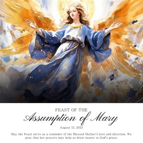 Assumption Of Mary Template Postermywall