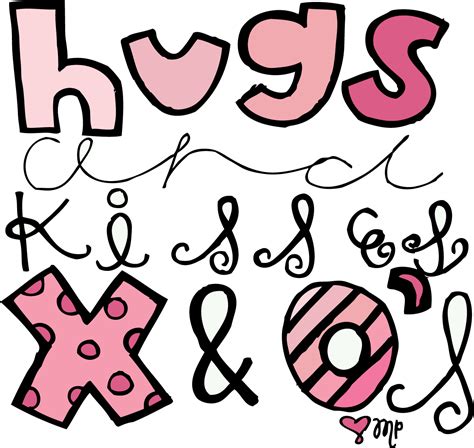 Hugs And Kisses Clip Art Png Download Full Size Clipart 5191794 Pinclipart