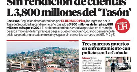 Sin rendición de cuentas L 3 800 millones del Tasón