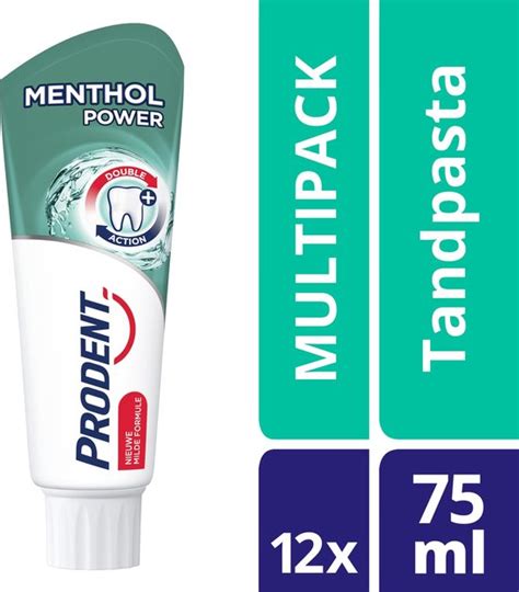 Bol Prodent Menthol Power Tandpasta X Ml Voordeelverpakking