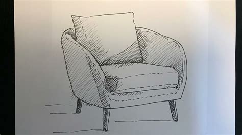 Koltuk nasıl çizilir how to draw armchair YouTube