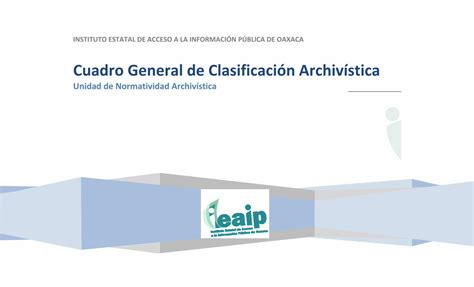 Pdf Cuadro General De Clasificaci N Archiv Stica Dokumen Tips