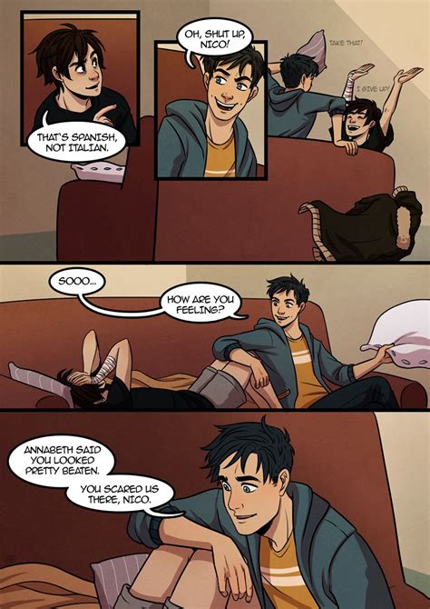 Nico Di Angelo And Percy Jackson Comics