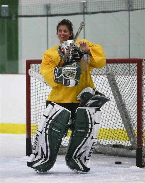 One Hand One Tough Goalie Hockey Girls Hockey Outfits Womens Hockey