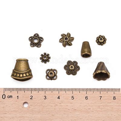 Wholesale Tibetan Style Alloy Bead Caps Pandahall