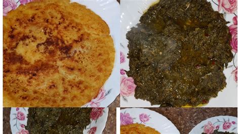 Desi Style Sarson Ka Saag And Makai Ki Roti Made By Qasim Easy And Tasty Recipe 😍 Youtube