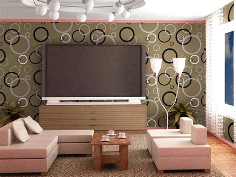 65 Desain Wallpaper Dinding Ruang Tamu Minimalis Terbaru Dekor Rumah