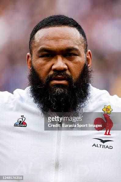 Uini Atonio Of France Getting Into The Field During The Six Nations