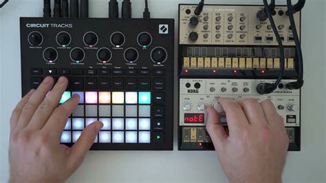 Simple Setup Jam With The Novation Circuit Tracks Volca Bass Volca