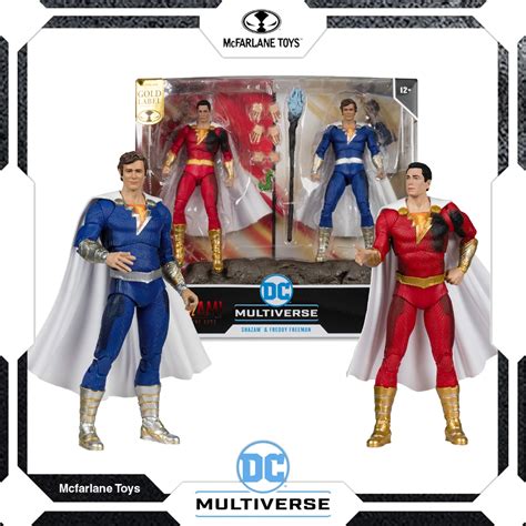 Mcfarlane Toys Shazam Freddy Freeman Gold Label Dc Multiverse