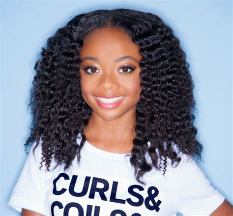 Skai Jackson With Flat Ironed Hair