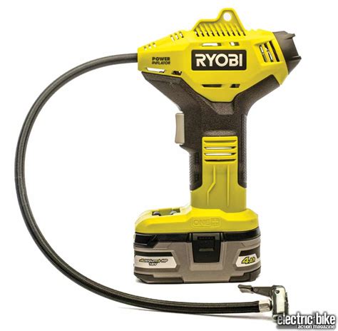 Product Review Ryobi One High Pressure Inflator Electric Bike Action