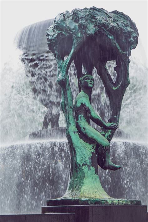 Famous Sculptures from Park of Human Emotions. Vigeland Park Editorial Stock Photo - Image of ...