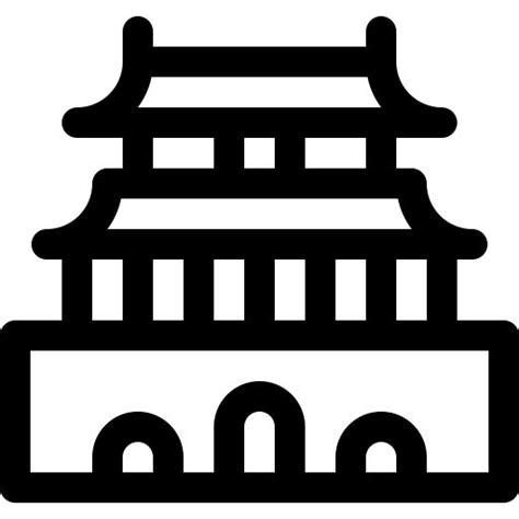 Forbidden City Free Vector Icons Designed By Freepik Vector Icon