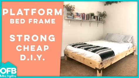 HOW TO MAKE YOUR OWN BED Easy DIY Minimalist Platform Bed Frame