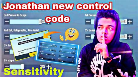 Jonathan New Sensitivity With Sensi Code Competitive Player