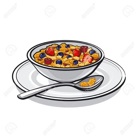 Cartoon Bowl Of Cereal Clipart | Free download on ClipArtMag