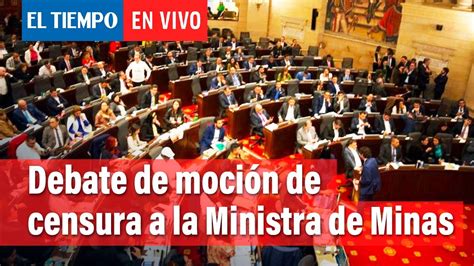 Irene Vélez Debate De Moción De Censura A La Ministra De Minas El