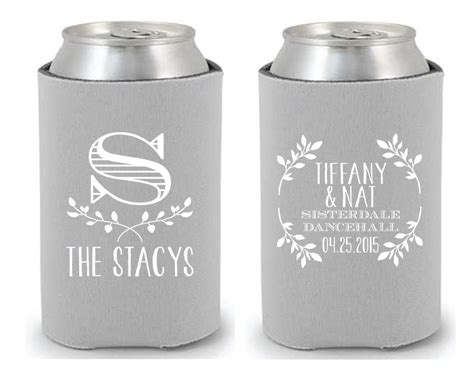 Personalized Koozies Wedding Koozies Monogrammed By Siphiphooray