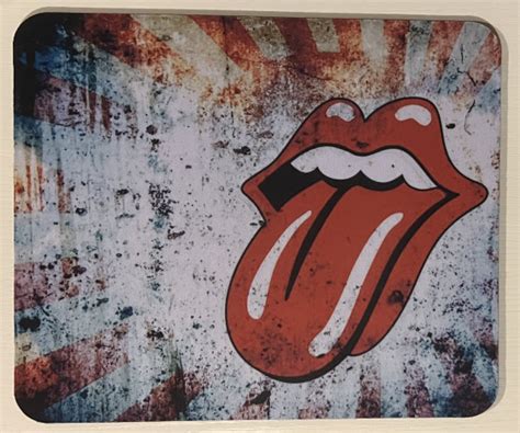 Rolling Stones Tongue Mousepad Natalies Custom Ts