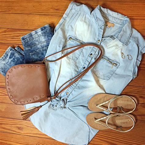 Arriba 94 Imagen Denim Shirt Outfit Ideas Abzlocalmx