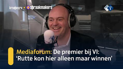 Rutte Bij Vandaag Inside Een Prachtig Toneelstuk Npo Radio 1 Youtube