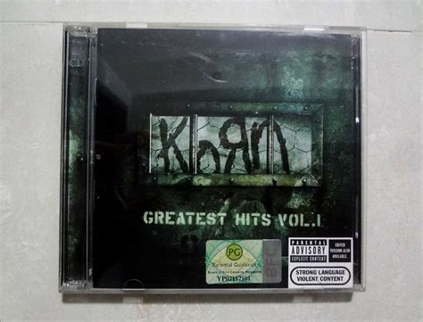 Korn Cd Dvd Greatest Hits Vol Hobbies Toys Music Media Cds