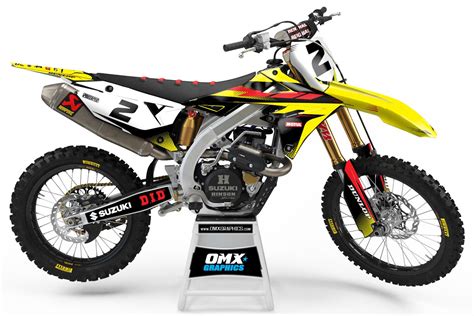 Suzuki Prime Graphics Kit Yellow Omxgraphics