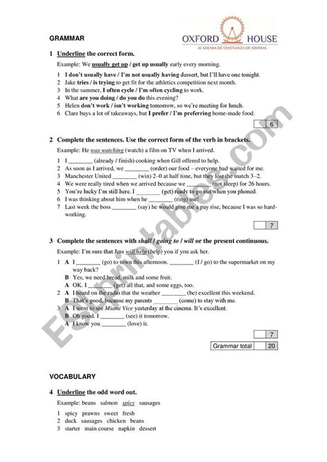 Test Pre Intermediate Esl Worksheet By Peruteacher Sexiezpix Web Porn