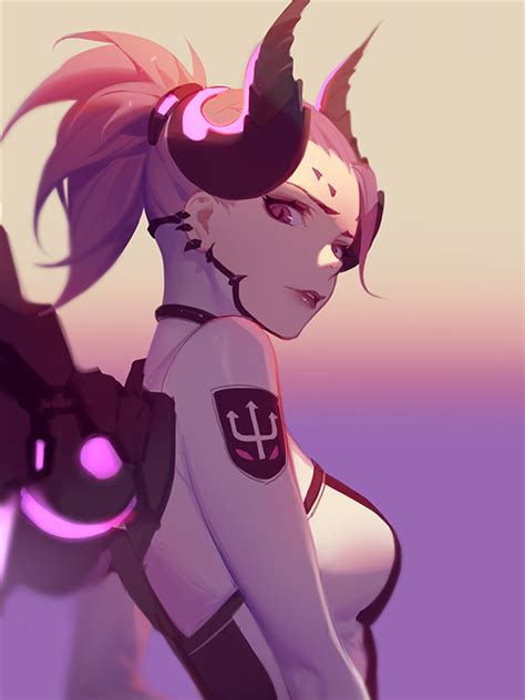 Mercy And Imp Mercy Overwatch And 1 More Drawn By Ask Askzy Danbooru