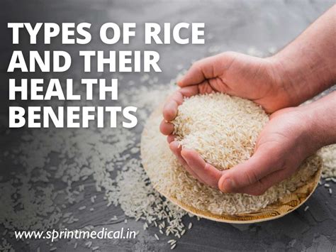 Types Of Rice And Their Health Benefits Sprint Medical