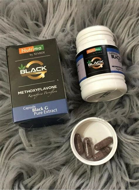 Black Ginger Black G Capsules Kunyit Hitam Health Nutrition