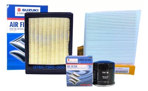 Kit De Filtros Suzuki Ertiga 1 5 18 20 Aire Aceite Y Cabina