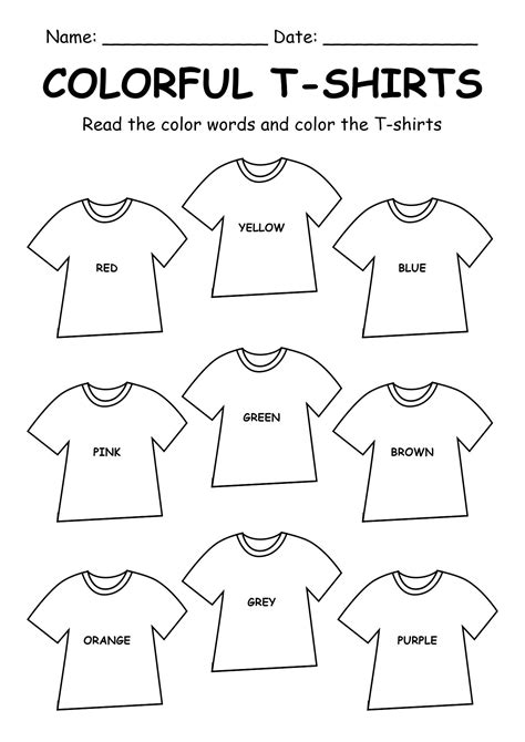 Preschool Worksheets Colors - 10 Free PDF Printables | Printablee