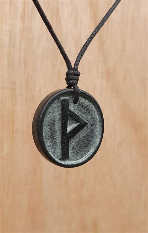 Thurisaz Rune Pendent Viking Necklace Jewelry Norse Symbol Etsy