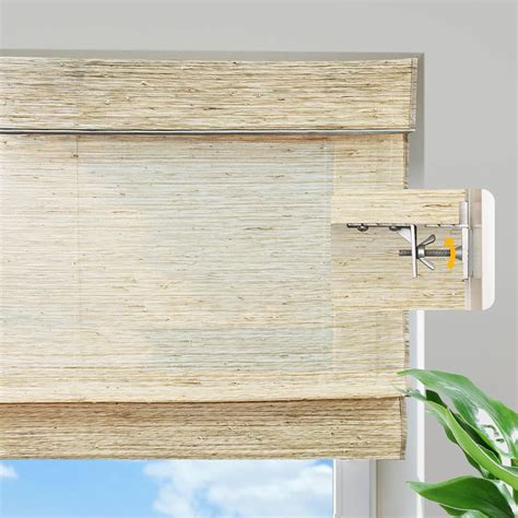 Amazon Housca Blackout No Drill Bamboo Shades Custom Cordless