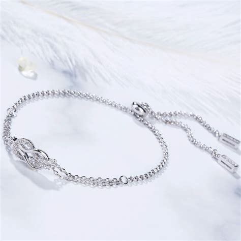 Jeulia Pulsera De Plata Esterlina Con Amor Infinito Jeulia Mx