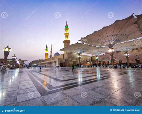 Medina Saudi Arabia 5 June 2020 Prophet Mohammed Mosque Al Masjid