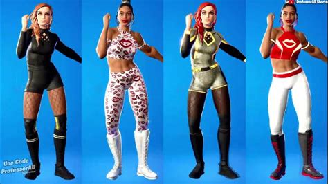 Fortnite Get Funky Emote With Becky Lynch And Bianca Belair Skins Thicc