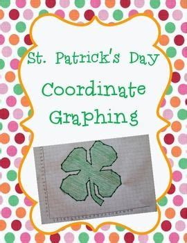 St Patrick S Day Coordinate Graphing Ordered Pairs Coordinate