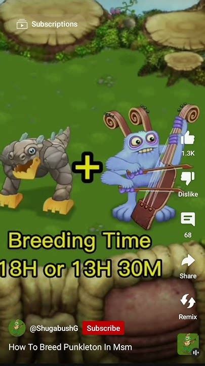 How To Breed The Punkleton In Msm Youtube