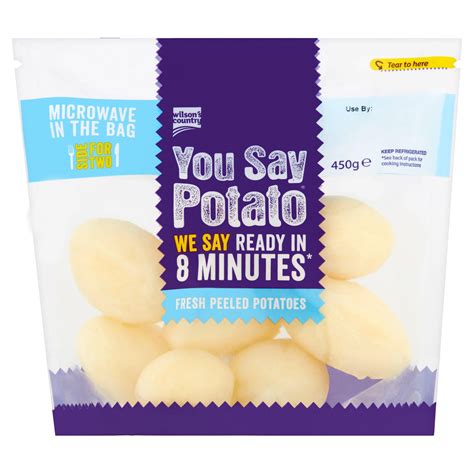 Wilson S Country You Say Potato Fresh Peeled Potatoes 450g Iceland Foods