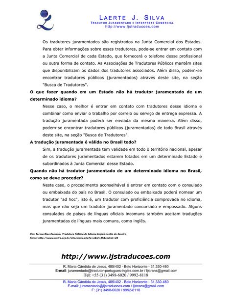 O Que E Traducao Juramentada PDF