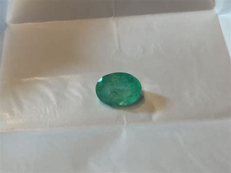 6,61ct Oval Colombian Emerald Colombian Emeralds Colombian