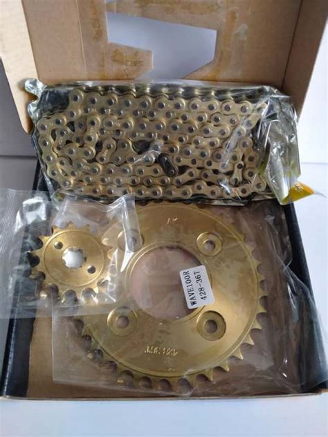 Chain Sprocket Set Gold Steel 14T 36T 428H Wave 100 Wave 125 Xrm125