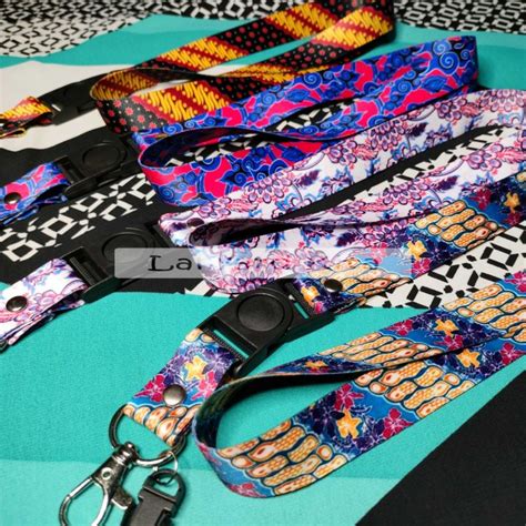 Tali Lanyard Gantungan Hp Id Card Batik Lazada Indonesia